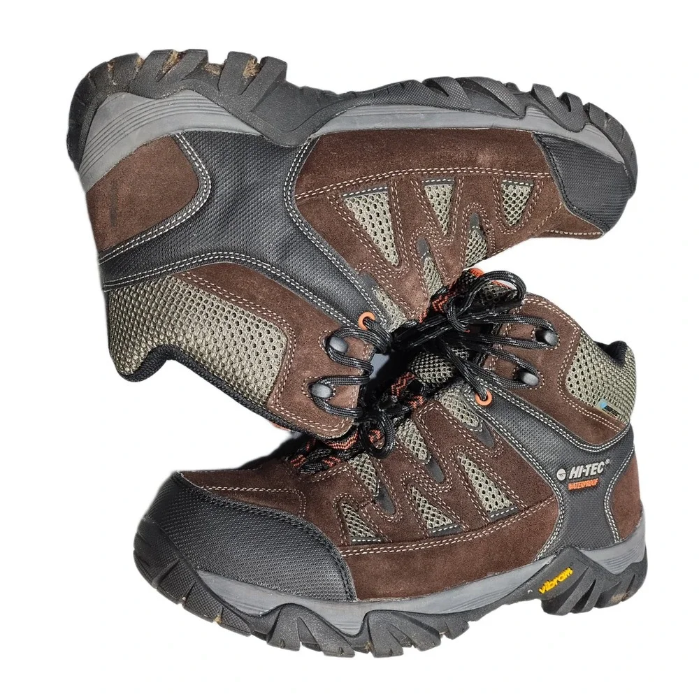 Hi-Tec Sonorous Mid Top Hiking Boots Mens US 11 Multi Waterproof Outdoor Lace Up
